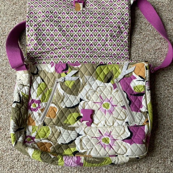 VERA BRADLEY Portobello Road Messenger Bag or Diaper Bag Retired - Picture 2 of 11